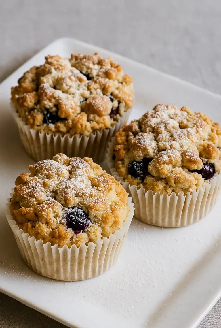 Kirsch-Muffins mit Kokosstreusel